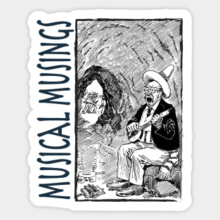 Musical Musings Singing Sticker
